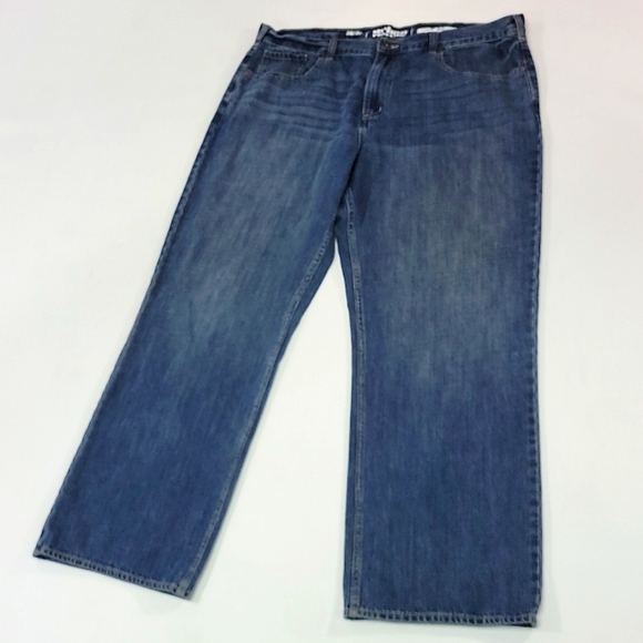 URBBAN PIPELINE ♡ Men's Denim Loose Straight Fit Blue Jean's 38|32 - Picture 4 of 16